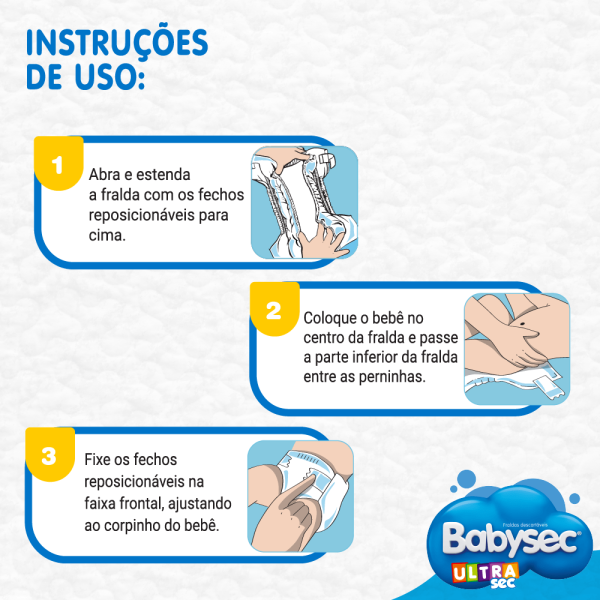 Encontraproduto.com.br - Fralda Descartável Babysec Ultra Jumbinho P c/ 20 Unid