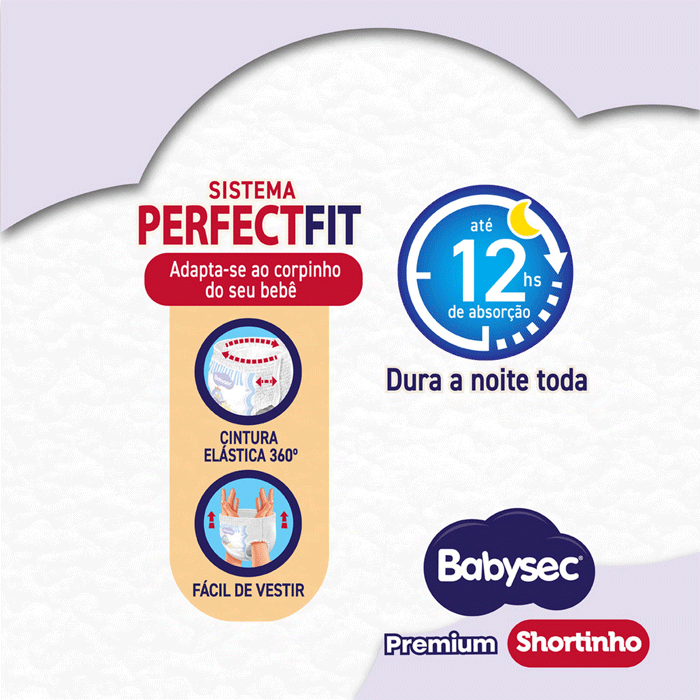 Encontraproduto.com.br - FRALDA BABYSEC SHORTINHO HIPER XG C/42 UN