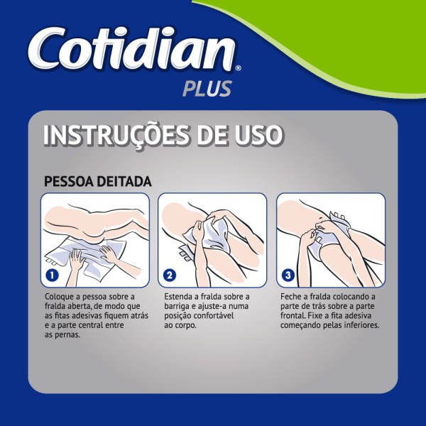 Encontraproduto.com.br - Fralda Geriátrica Cotidian Plus XG 14 Unidades
