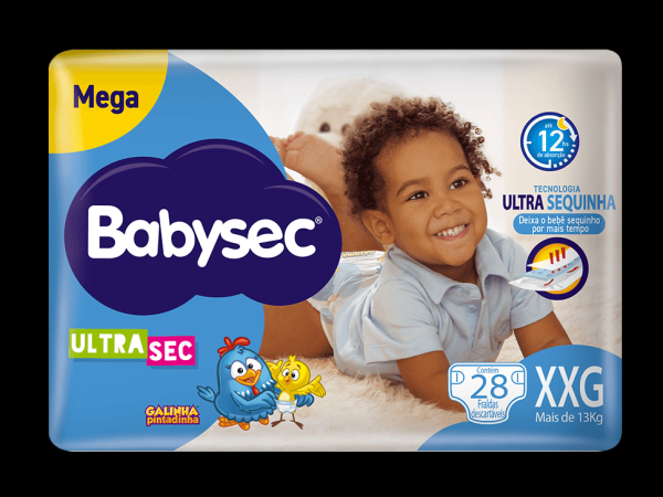 Encontraproduto.com.br - Fralda Descartável BabySec Mega XXG Pacote com 28 unidades