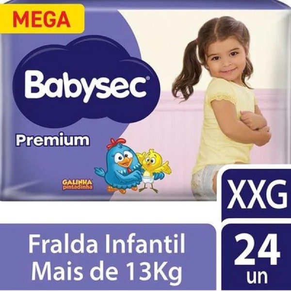 Fralda Premium Mega M Com 32 Un - Babysec