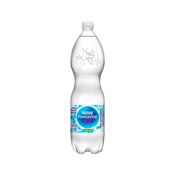 Encontraproduto.com.br - Agua Mineral Nestle 1500ml C/Gas Pureza Vital