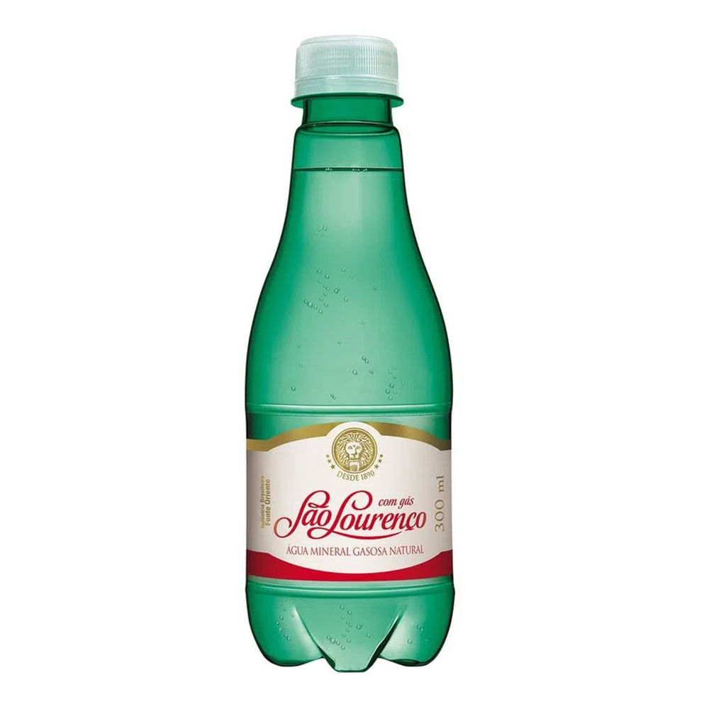 Encontraproduto.com.br - Água Mineral São Lourenço Com gás Pet com 300ml