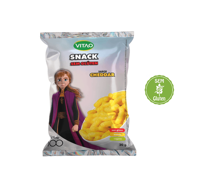 DISNEY SNACKS SEM GLUTEN CHEDDDAR VITAO 30G