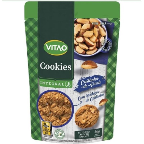 Encontraproduto.com.br - Cookies Zero Castanha Do Pará Vitao 120g