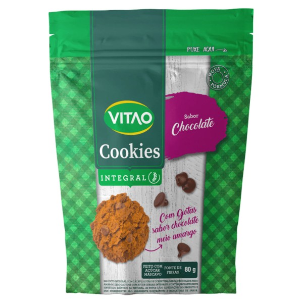 Encontraproduto.com.br - Cookies Integral Cacau Vitao 120g