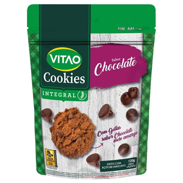 Encontraproduto.com.br - Cookies Integral Cacau Vitao 120g