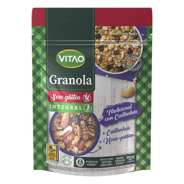Encontraproduto.com.br - Granola Vitao Tradicional com Frutas 250g