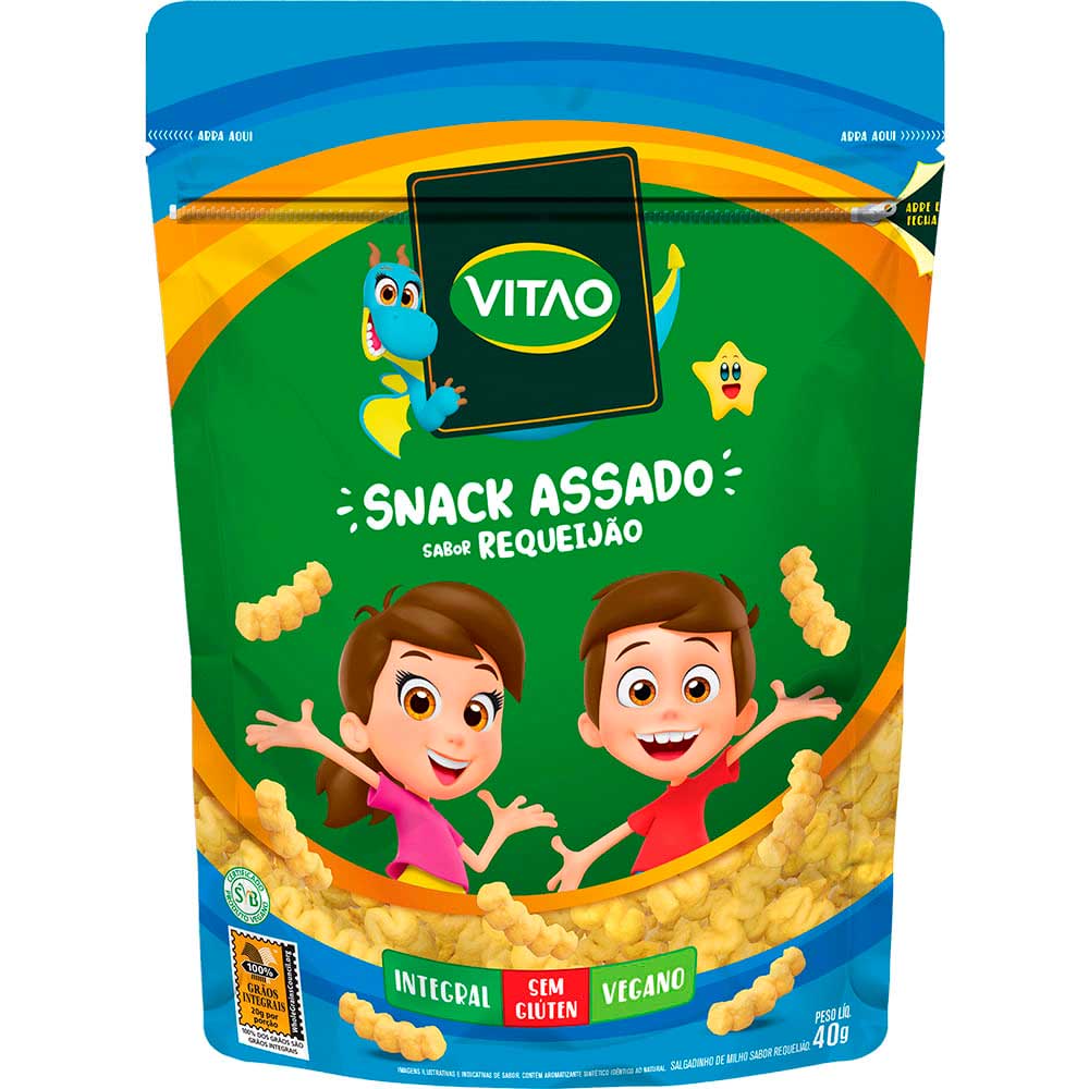Encontraproduto.com.br - Snack Vitao Kids Integral Requeijão 40g