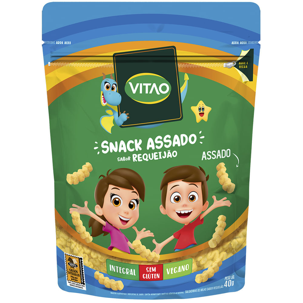 Encontraproduto.com.br - Snack Vitao Kids Integral Requeijão 40g