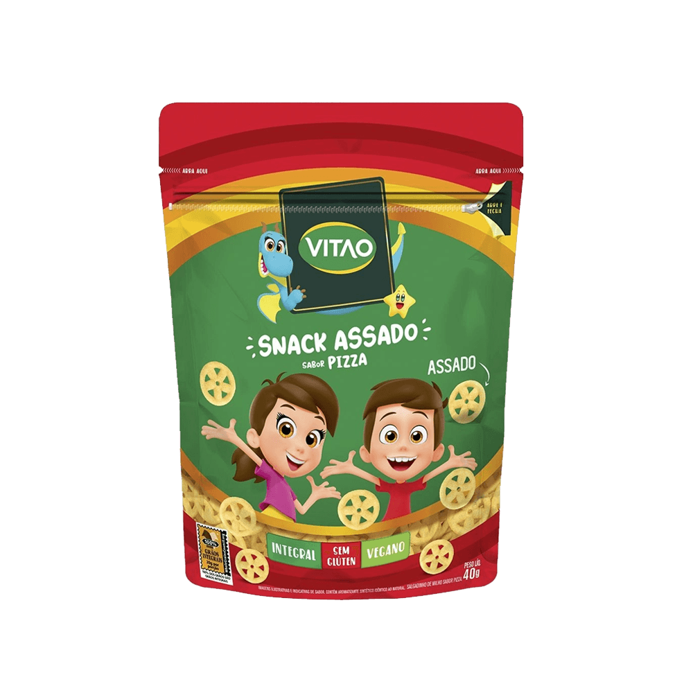 Encontraproduto.com.br - Snack Vitao Kids Integral Pizza 40g