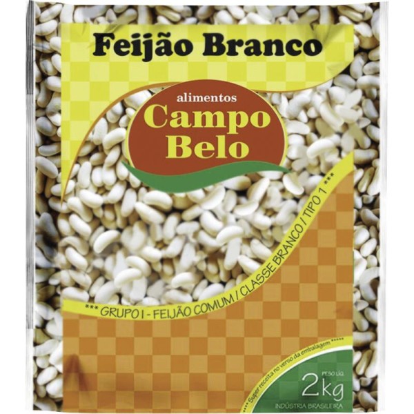 Encontraproduto.com.br - Feijão Branco Campo Belo Pacote com 2kg