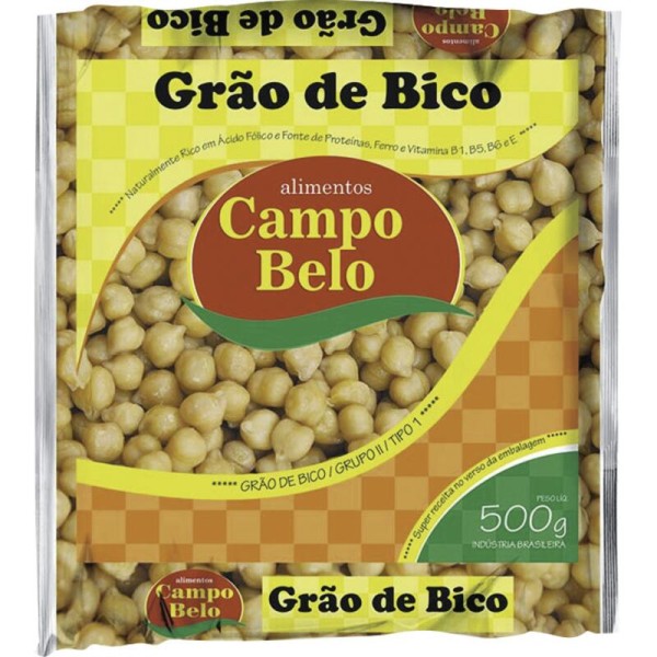 Encontraproduto.com.br - Grão de Bico Campo Belo Pacote com 500g