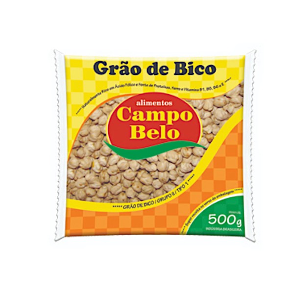 Encontraproduto.com.br - Grão de Bico Campo Belo Pacote com 500g