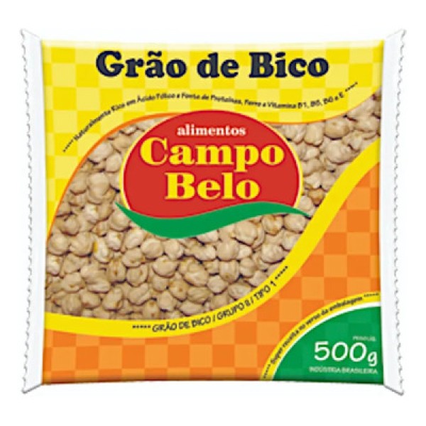 Encontraproduto.com.br - Grão de Bico Campo Belo Pacote com 500g