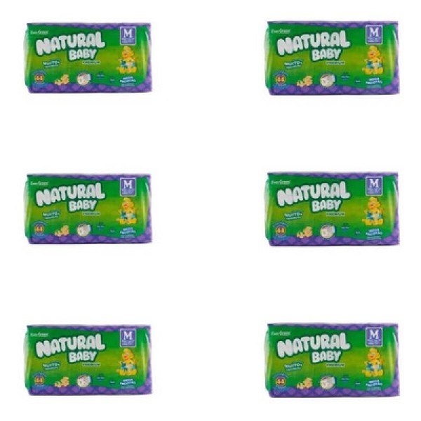 Natural Baby Premium Mega Pacotão M 44 Un.