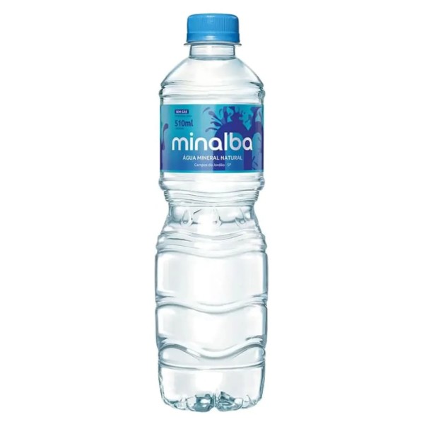 Encontraproduto.com.br - ÁGUA MINERAL MINALBA SEM GÁS 510ML PACK COM 12 UNID