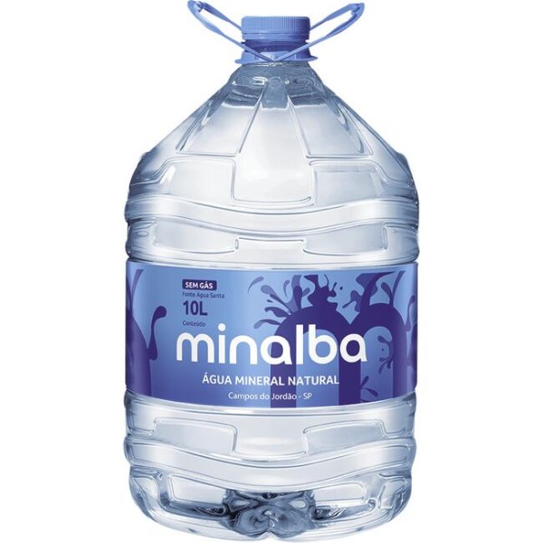 Encontraproduto.com.br - Água Mineral Minalba Sem gás Pet com 10L