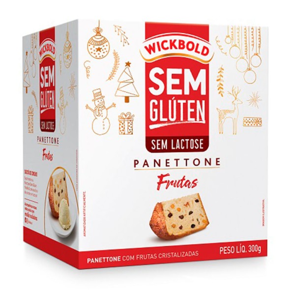 Encontraproduto.com.br - Panettone Wickbold Sem Glúten Sem Lactose Frutas 300g