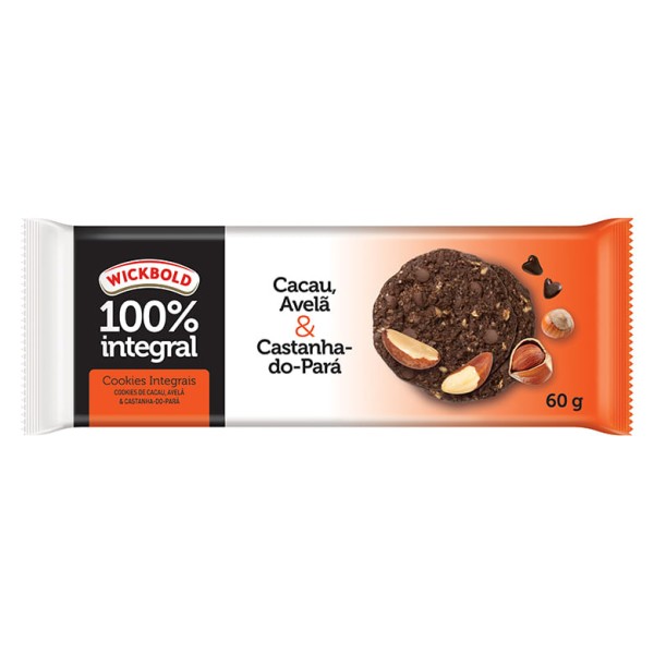 Encontraproduto.com.br - Cookies Wickbold Integral Cacau e Avelã 60g