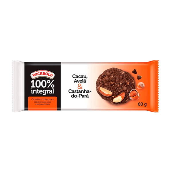 Encontraproduto.com.br - Cookies Wickbold Integral Cacau e Avelã 60g