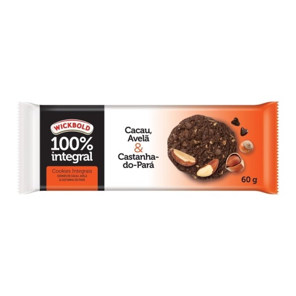 Encontraproduto.com.br - Cookies Wickbold Integral Cacau e Avelã 60g