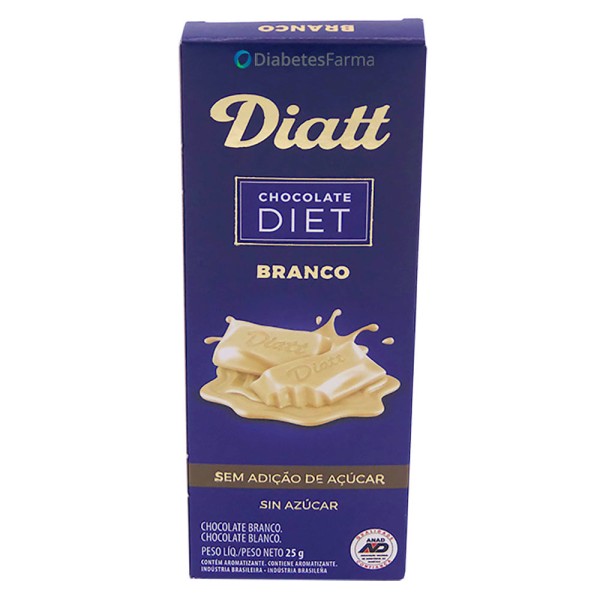Chocolate Diet Diatt Branco 25g