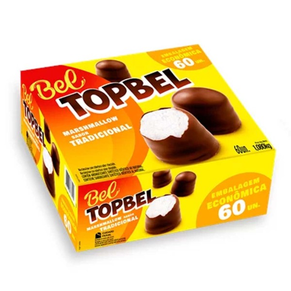 Encontraproduto.com.br - Top Bel Marshmallow Tradicional Edição Limitada c/60 - Bel