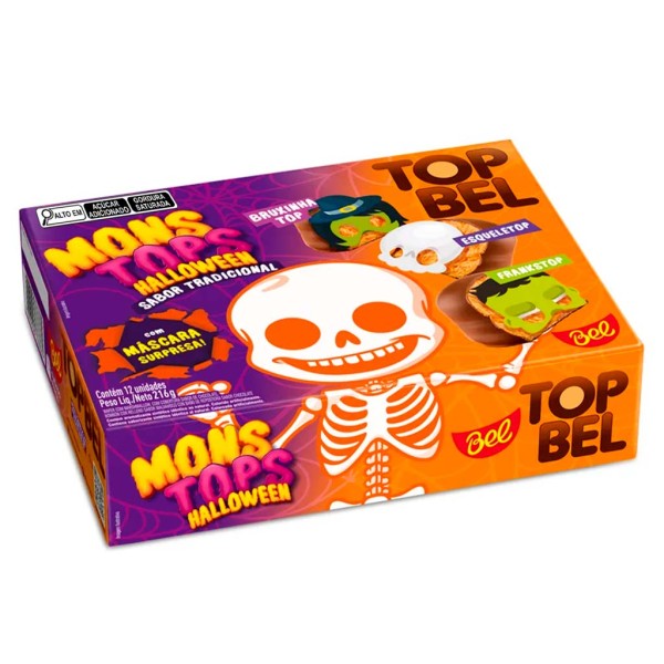 Encontraproduto.com.br - Top Bel Marshmallow MonsTops Halloween c/12 - Bel