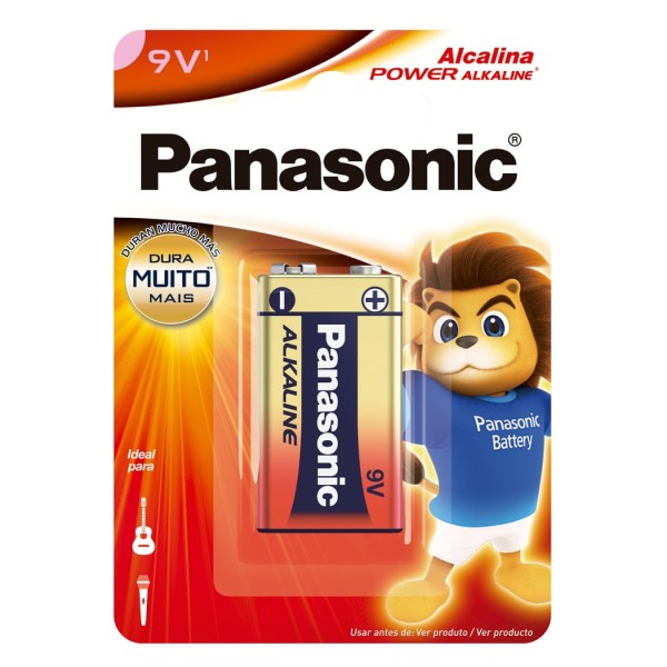Encontraproduto.com.br - Pilha Alcalina Panasonic Bateria 9V Unidade