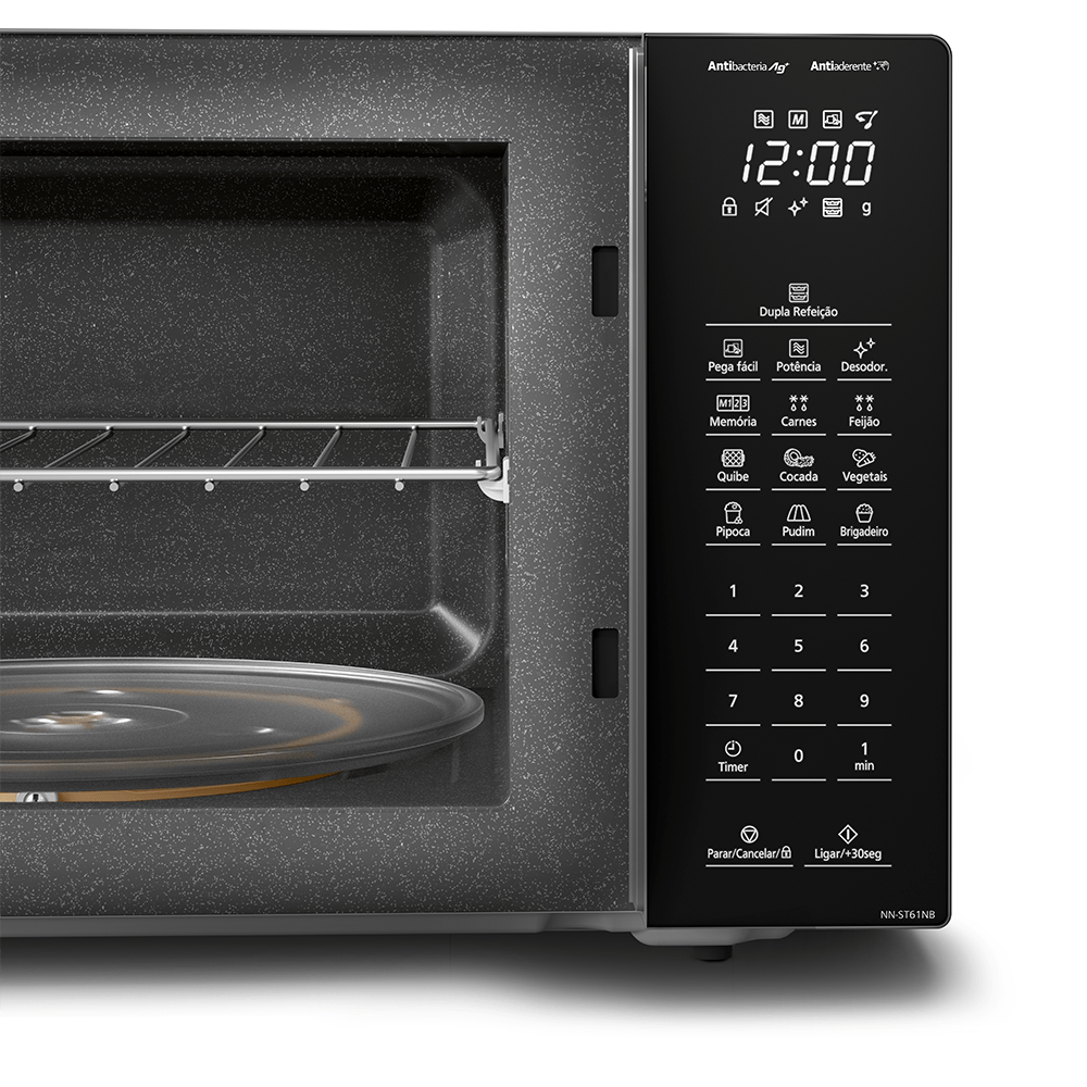 Encontraproduto.com.br - Microondas Panasonic ST61 SW 34L P 127V