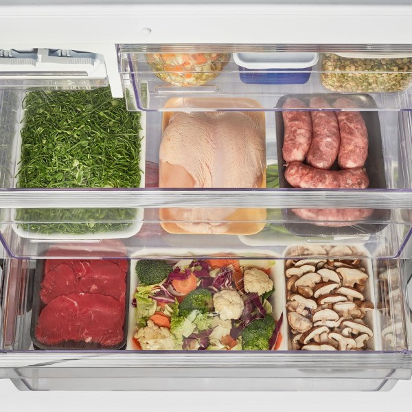 Encontraproduto.com.br - Geladeira Panasonic Frost Free 480L Inox 110V NR-BB71PVFXA