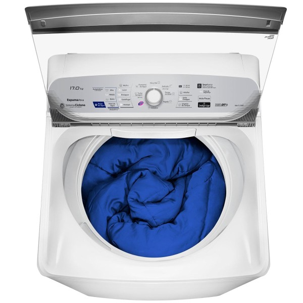 Encontraproduto.com.br - Lavadora de Roupas Panasonic 17Kg Branca NAF170B7WA – 127 Volts