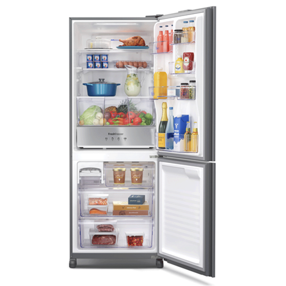 Encontraproduto.com.br - Geladeira Panasonic BB65 Diamond Glass Inverse Frost Free 450L Inverter A+++ - NR-BB65GVFM