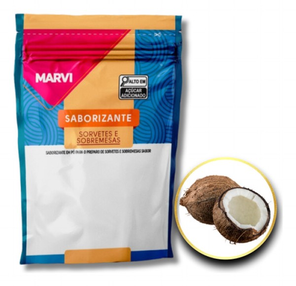 Encontraproduto.com.br - Base para Sorvete de Chocolate Branco 100g MARVI