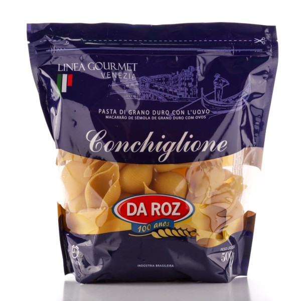 Encontraproduto.com.br - Macarrão Grano Duro Da Roz Conchiglione Pacote com 500g