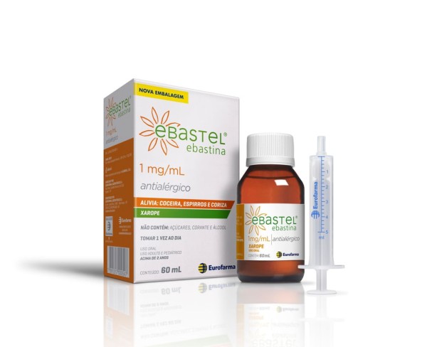 Encontraproduto.com.br - Ebastel Xarope Infantil 60ml