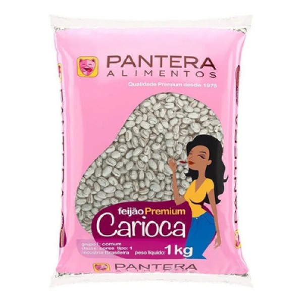 Encontraproduto.com.br - Feijão Carioca Pantera Tipo 1 Pacote com 1kg