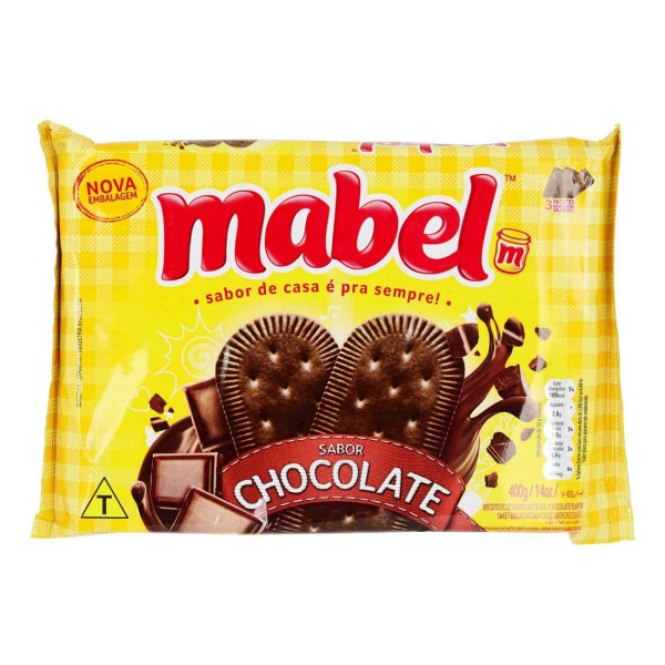 Encontraproduto.com.br - Bisc.Mabel 400g Chocolate