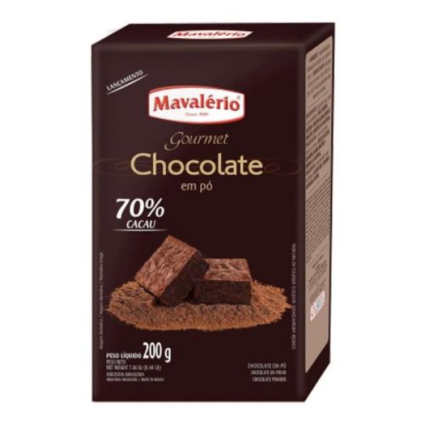 Encontraproduto.com.br - Chocolate em Pó 70% de Cacau 200g - Mavalério