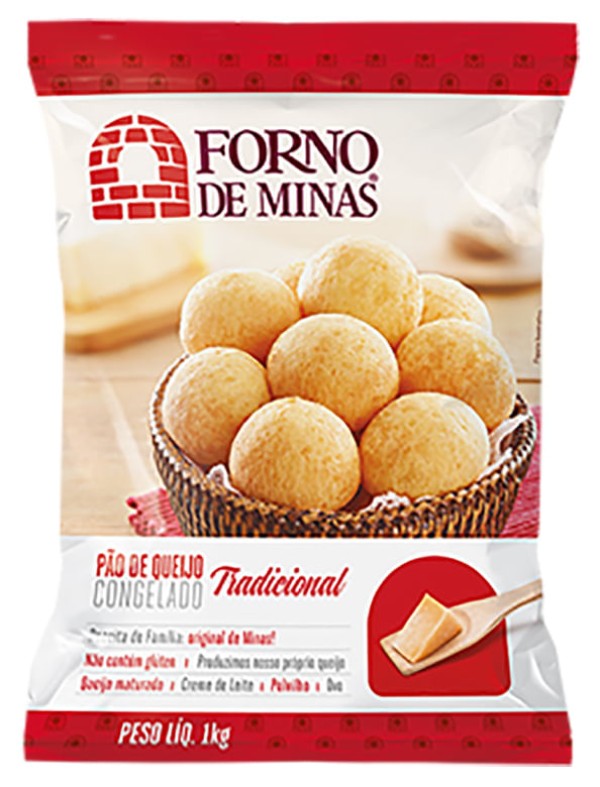 Encontraproduto.com.br - Pão de Queijo Forno de Minas Tradicional Pacote com 1kg