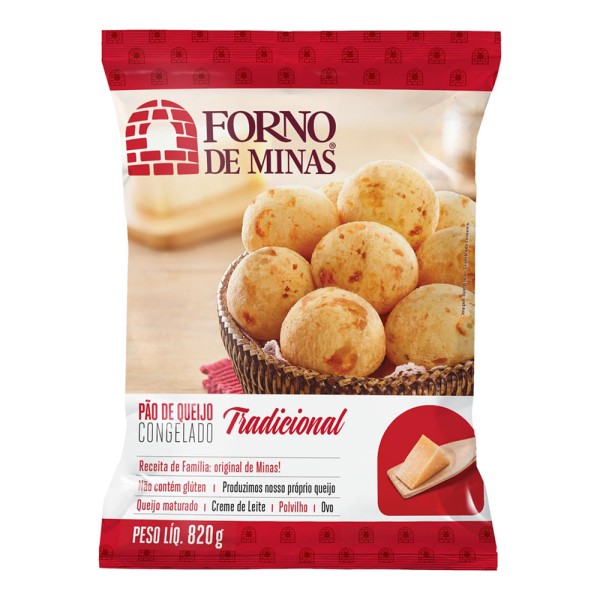 Encontraproduto.com.br - Pão Queijo Forno Minas Tradicional 820g