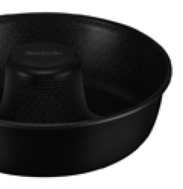 Encontraproduto.com.br - Forma Para Bolo 24 Cm Rochedo 9295301268 Com Revestimento Antiaderente Preta