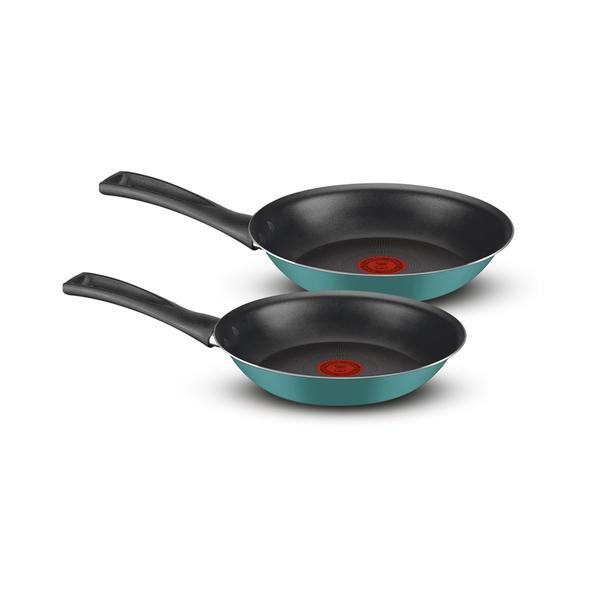 Encontraproduto.com.br - Kit de Frigideiras Antiaderentes Rochedo Todo Dia com 2 peças 18cm e 22cm