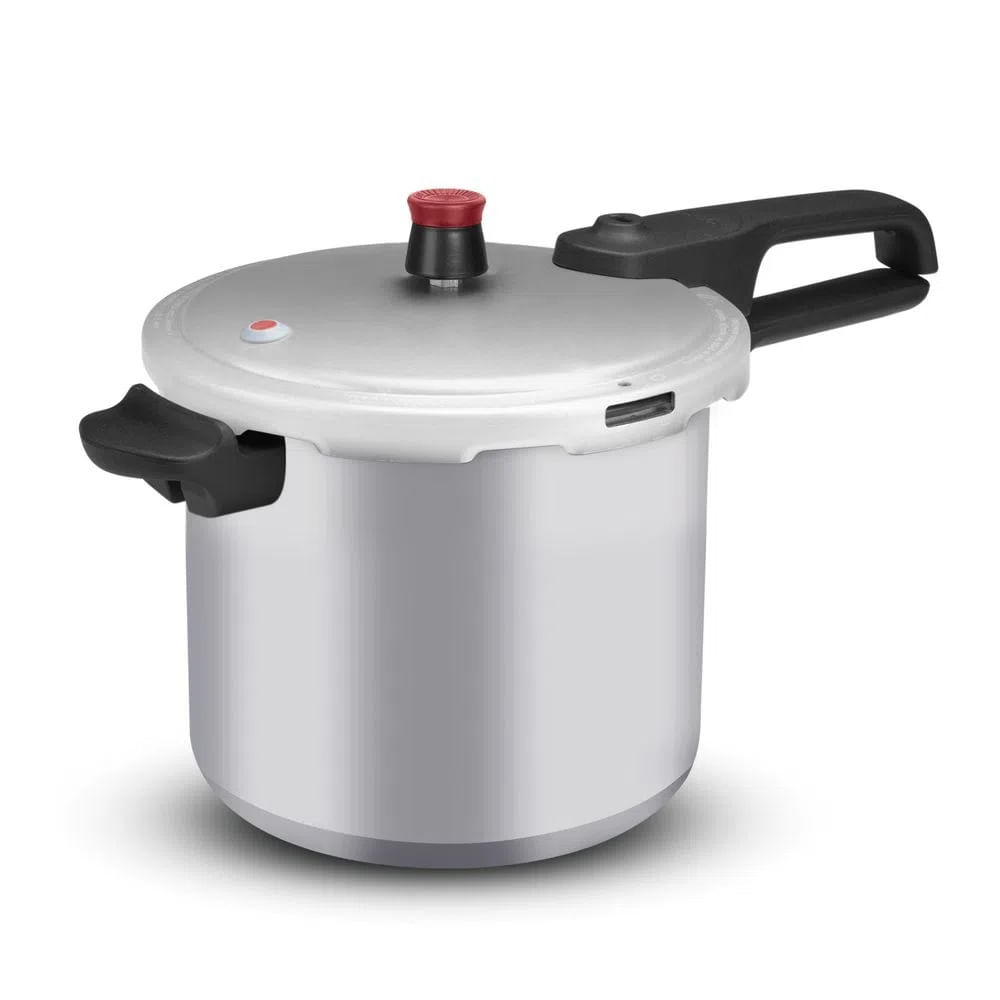Encontraproduto.com.br - Panela de Pressão Arno 7,6 Litros Segura Fechamento Externo Polida Rochedo R3F2K4A1