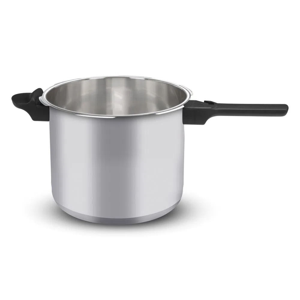 Encontraproduto.com.br - Panela de Pressão Arno 7,6 Litros Segura Fechamento Externo Polida Rochedo R3F2K4A1