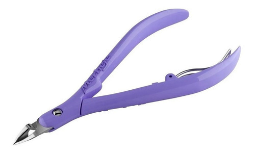 Encontraproduto.com.br - Alicate para Cutículas Merheje Basic com Espátula Rosa