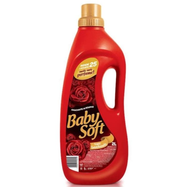 Encontraproduto.com.br - Amaciante para Roupas Baby Soft Toque Envolvente Frasco com 2L