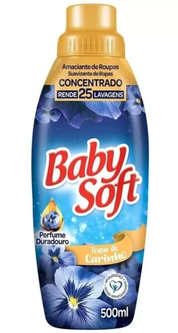 Encontraproduto.com.br - Amaciante Baby Soft Concentrado Carinho e Cuidado 500ml