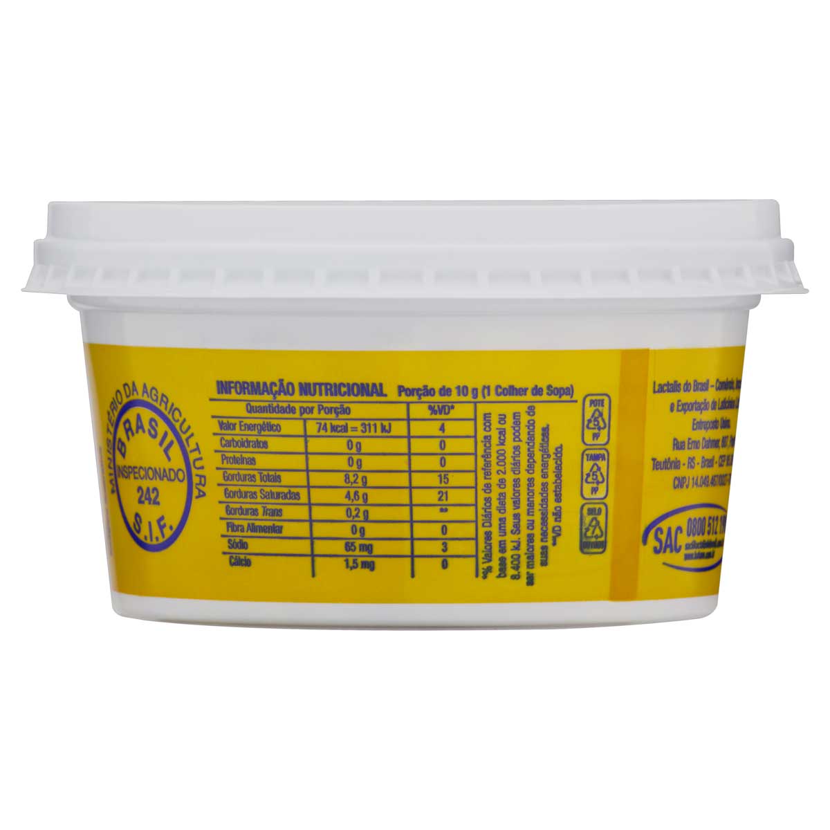 Encontraproduto.com.br - Manteiga Batavo Extra com Sal Pote 200g